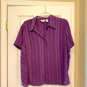 Purple Worthington blouse size 3x $15